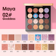 Maya Eyeshadow Palette (16 Shades)